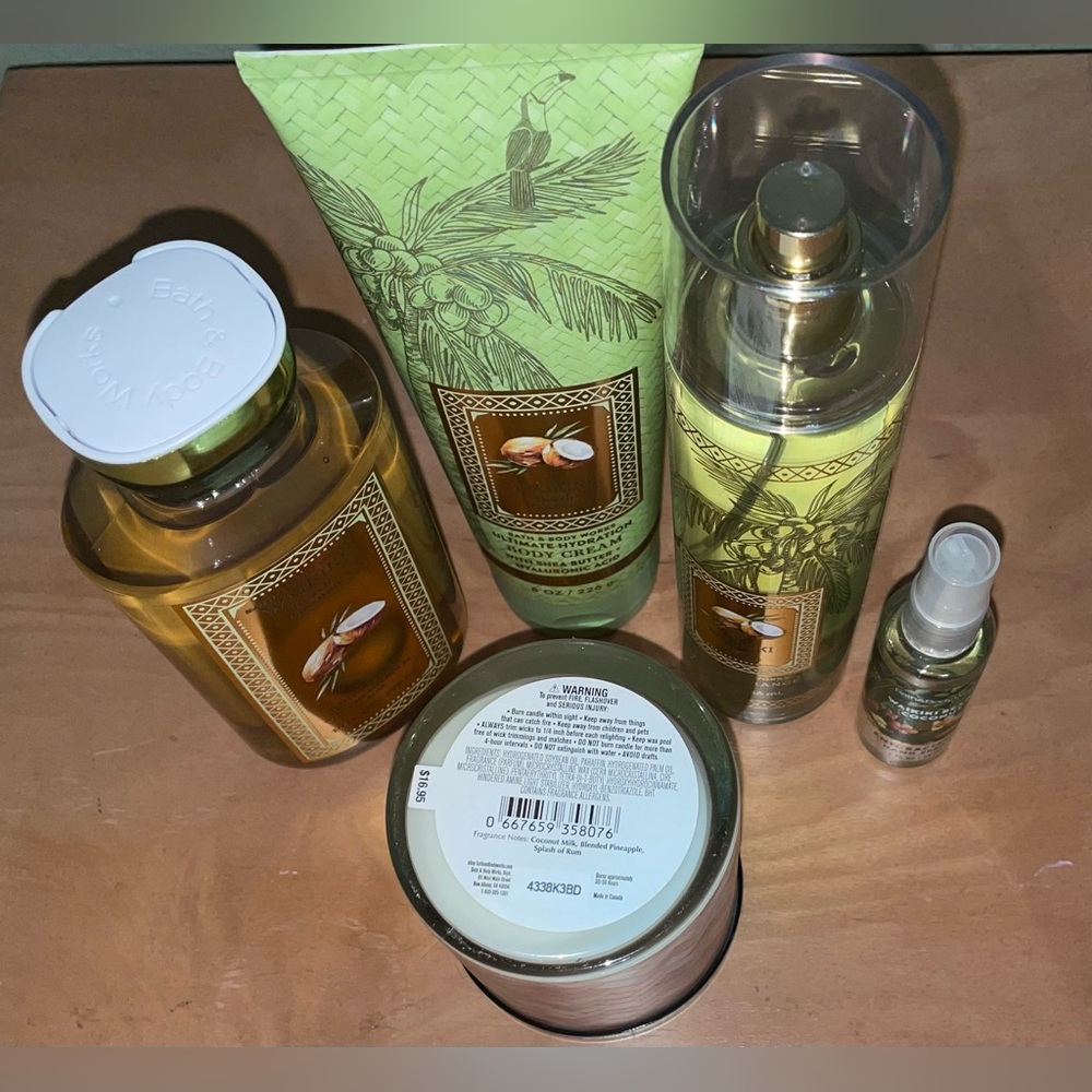 WAIKIKI BEACH COCONUT SET + Single Wick Candle - Picture 4 of 4